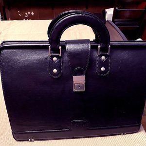 New RONTS PU Leather Briefcase Men